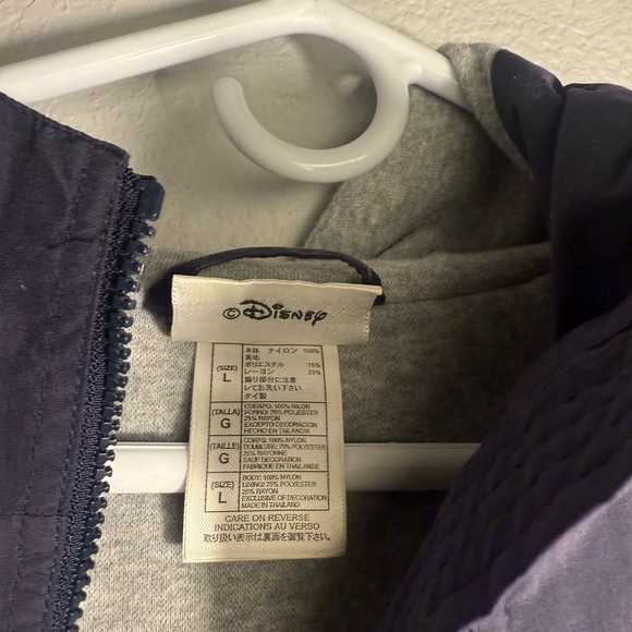 Disney 2000 Vintage Navy and Gray Jacket Size Large - Picture 6 of 7